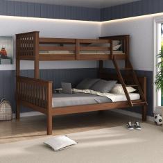 Beliche Solteiro / Casal em Madeira Maciça Moderno Imbuia