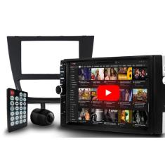 Multimídia 2 Din Gol G6 Saveiro 7810H Espelhamento + Moldura + Câmera 