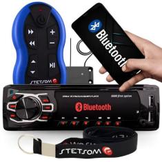Radio Automotivo Sem Toca Cd Mp3 Player Bluetooth 2 Usb Carrega Celula