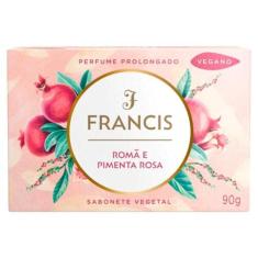 Sabonete Francis Luxo Romã e Pimenta 90g - Embalagem com 12 Unidades