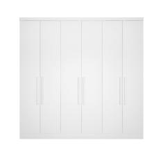 Modulo de Casal Safira para Guarda Roupa em MDF com 6 Portas e 8 Gavetas Clic Móveis