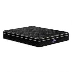 Colchão Perola Negra Eps Molas Ensacadas Gazin Preto