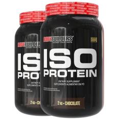Kit 2x Whey Iso Protein Chocolate 2kg - Bodybuilders