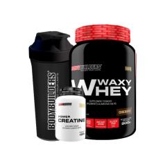 Kit 1x Whey Turbo 900g + 1x Creatina Turbo 100g - Bodybuilders-Unissex