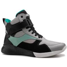 Tênis Rock Fit Van Halen Cinza e Preto-Unissex