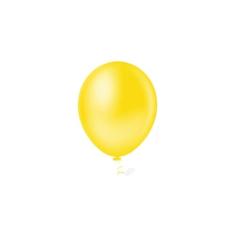 Balão Redondo, N.050, Amarelo, Riberball, Pacote com 50 Unidades