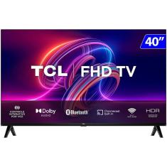 Smart TV TCL LED 40 Polegadas Full HD Android TV Comando de Voz por Controle 40S5400A