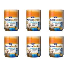 Kit 6X Nutra Senior Adulto 50+ Diabetics Care Complemento Alimentar 80