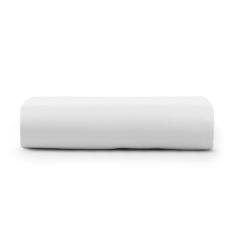 Lençol Solteiro Cintilante Percal 180 Fios 100% Algodão Sem Elástico - Branco