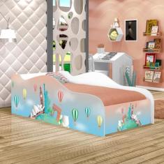 Mini Cama Fun Volta ao Mundo Infantil Com Colchão - CASA H