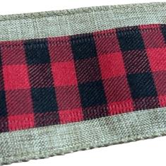 Fita Natalina Enfeite Decorativo de Natal 10 Metros x 6,3cm (Fita 4)