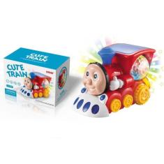 Brinquedo Trem Thomas Trenzinho Infantil Luz Som Bate Volta - Toysmart