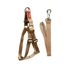 Coleira Peitoral com Guia para Cachorro Modelo Regulagem Traseira - Ca