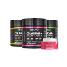 Renova Be Colágeno + Ácido Hialurônico Loja Oficial 3 Unid, 1 Limão - 