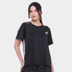 Camiseta Adidas Essentials Logo Feminina, Preto, G