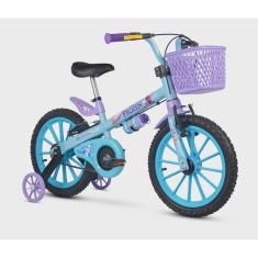Bicicleta Infantil Aro 16 Com Rodinhas Frozen - Nathor