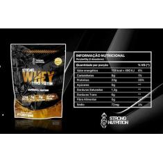 Whey Protein 5W - 900G Strong Nutrition - Chocolate Branco