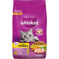 Ração Whiskas Frango para Gatos Adultos - 900 g