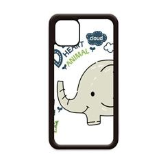 Capa Dream Cloud Elephant Cinza Animal para iPhone 12 Pro Max para Apple Mini Mobile Case Shell