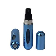Frasco Frasquinho Amostra Perfume Viagem Bolso Bolsa Decant Borrifador Spray Mini Refil Demandi (Azul Brilhante)
