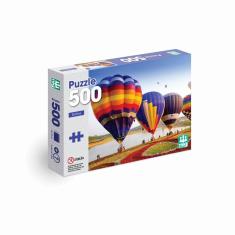 Quebra Cabeça Balões Tailândia Puzzle 500 Peças +7 Anos- Nig