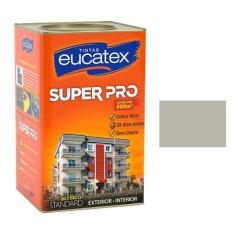 Tinta Acrilica Cinza Urbano Semi Brilho Super Pro Eucatex 18Lt