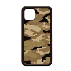 Camuflagem Line Art Grain Illustration Pattern para iPhone 12 Pro Max Capa para Apple Mini Mobile Case