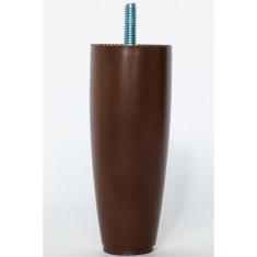 pes conico Marrom Para Cama Box 100 unid com 12 cm de altura