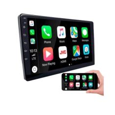CENTRAL MULTIMÍDIA ANDROID 13, SLIM, TELA IPS 9" FULL TOUCH, 2/32GB, USB, SD, AUX, BLUETOOTH, ESPELHA ANDROID E IOS, CARPLAY E ANDROID AUTO CONECTIVIDADE COM OU SEM FIO