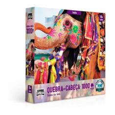 Quebra Cabeça Índia Cores Da Ásia 1000 Peças Toyster