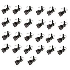 Kit 26 Spot Trilho Perfilado Eletro calha Par20 Bulbo OL1