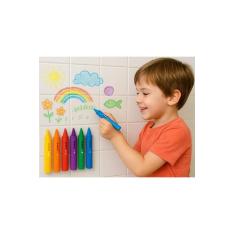 Giz Risque e Rabisque Banho Brinquedo Buba