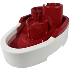 Fonte Bebedouro Duracats Vermelho para Gatos - Bivolt