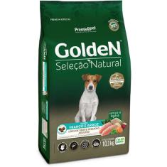 Ração Seca PremieR Pet Golden Seleção Natural para Cães Adultos Mini Bits - 10,1 Kg