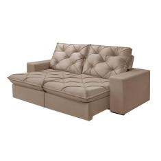 Sofá 3 Lugares Retrátil e Reclinável Martins M-176 Veludo - Martins Es