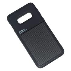 Kepuch Mowen Case Capas Placa de Metal Embutida para Samsung Galaxy S10E - Preto