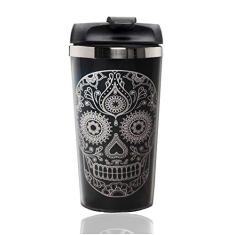 Copo Térmico Caveira Mexicana (Aço inoxidável)