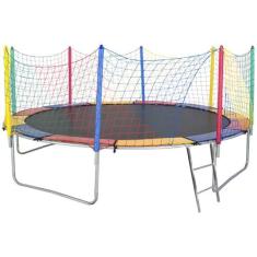 Cama Elástica 3,05m ChicoPlay Lona Preta sem Emenda