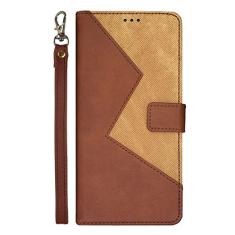 Diaobaolee Capa compatível com Motorola Moto G Stylus 5G 2021, capa flip de couro com compartimento para cartão, suporte e fecho magnético com botão, capa padrão de mosaico para Motorola Moto G Stylus