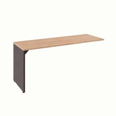 mesa dinâmica shelf ameixa e preta 170 cm