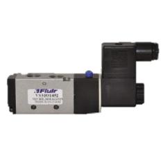 Válvula 5 Vias Fluir 1/4 com Válvula Solenóide Fluir 220v Elétrica