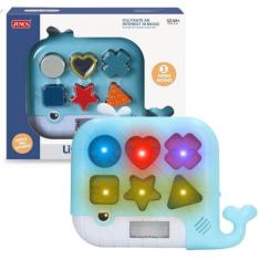 Brinquedo Educativo Didático Baleia Som e Luz CBS0308 - Castela