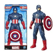 Boneco Articulado Capitão América Olympus 24cm - Hasbro - E5579