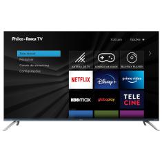 Smart TV LED 55" 4K Philco PTV55M80RCIBBL Roku TV com Dolby Audio, Mídia Cast e Processador Quad-core