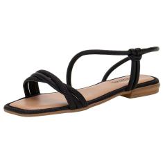 Sandália Feminina Rasteira Mississipi - Q9661