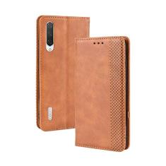 Capa para XIAOMI Mi A3, capa flip carteira de couro para XIAOMI Mi A3, capa magnética retrô para telefone, capa carteira com compartimentos para cartão