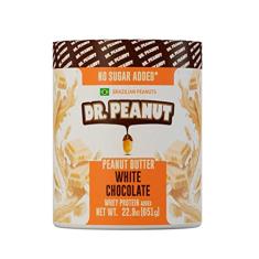 Dr. Peanut Pasta De Amendoim - 650G Chocolate Branco Com Whey Isolado -