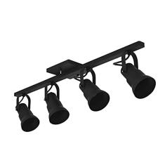Emalustres Spot Trilho/4 Preto