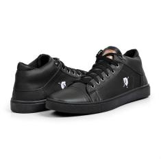 Tenis Sapatenis Casual Masculino Cano Médio-Masculino