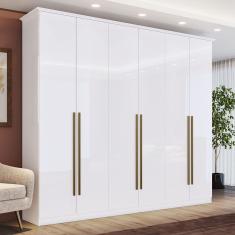 Guarda Roupa Casal 6 Portas 3 Gavetas Spazio Casa 812